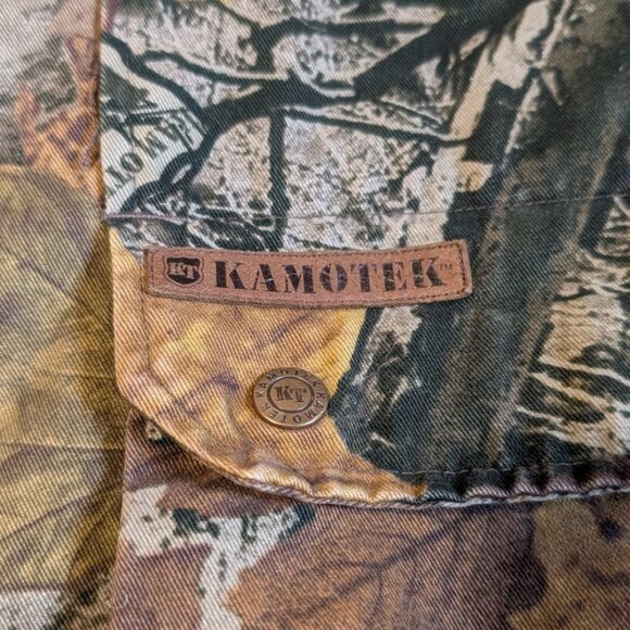 Kamotek Reversible Coat Camo Cargo Hunting Jacket in Full Zip up/Snap Closer - Picture 10 of 10